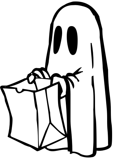 trick or treater ghost