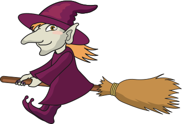 witch gnome broom