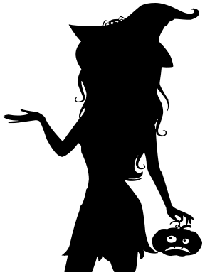 sexy witch silhouette 2