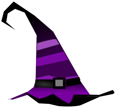 witch hat purple