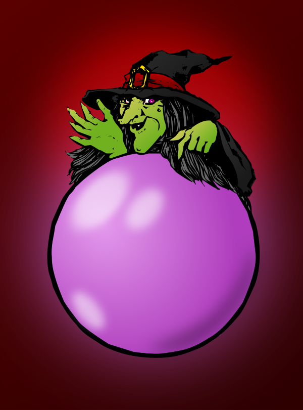 witch w ball background