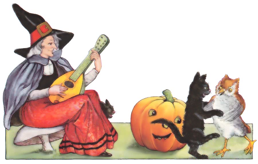 Halloween postcard 1921