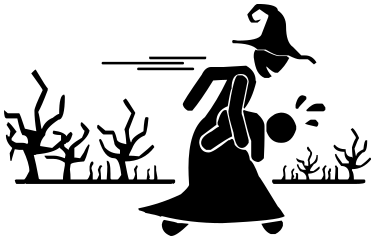 witch stealing baby