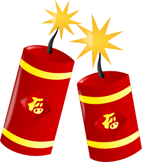 chinese new year firecracker