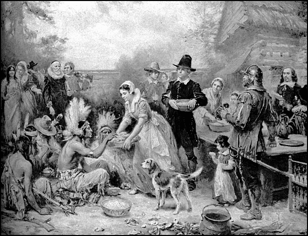 The First Thanksgiving  Gerome