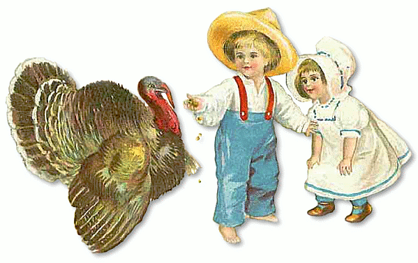 kids w turkey