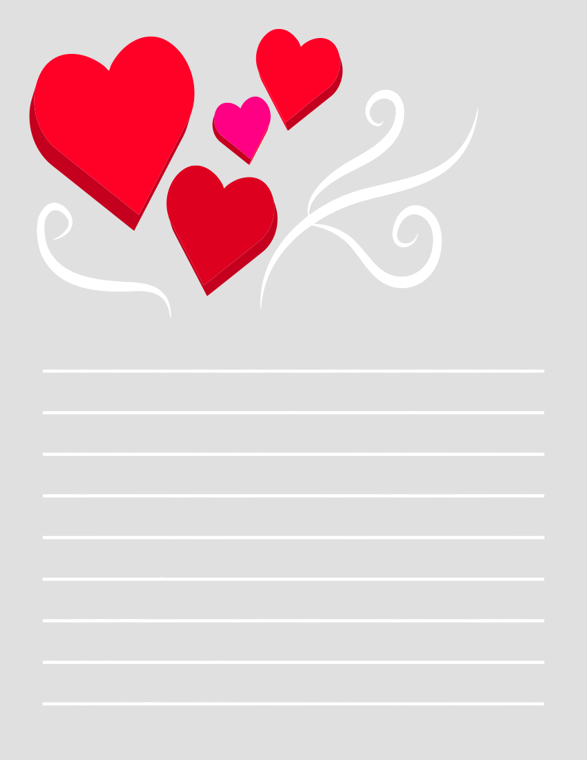 Hearts letter
