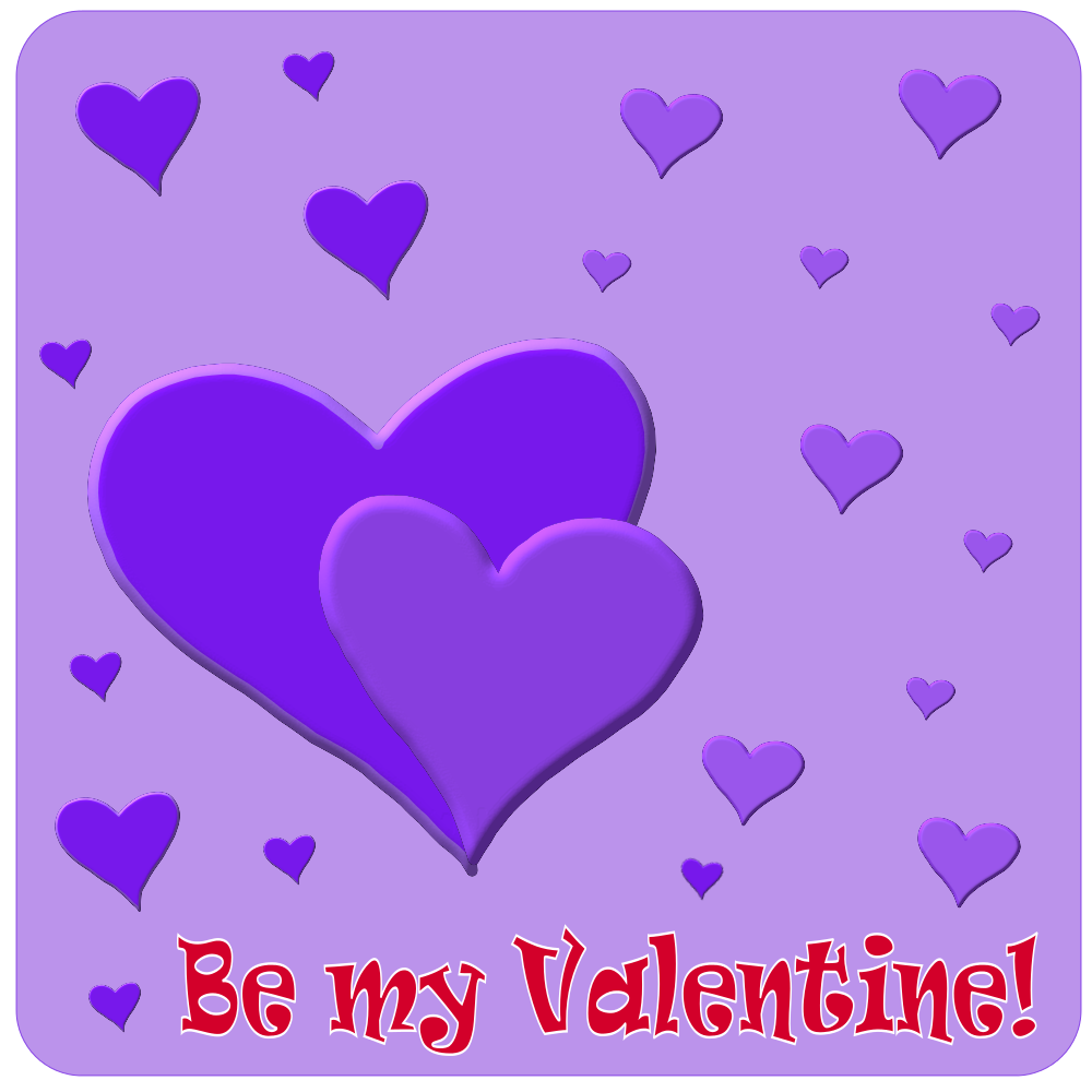 be my valentine hearts