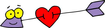 valentine arrow heart