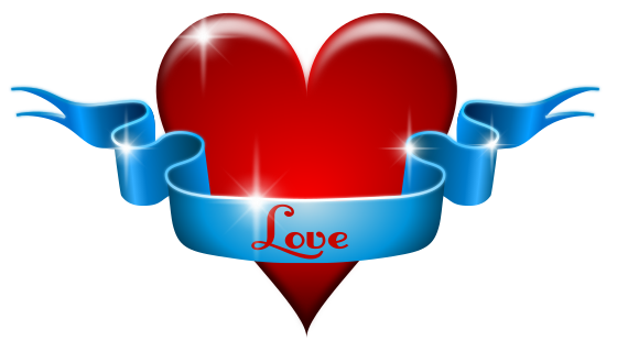heart banner love