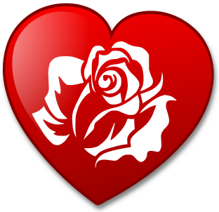 heart w rose 2