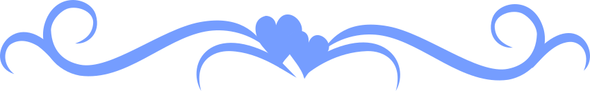 heart stationary header blue