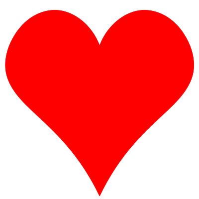 valentine heart pointy