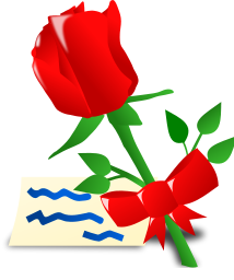 valentine rose icon