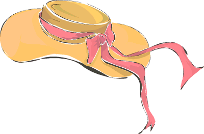 bonnet with ribbon