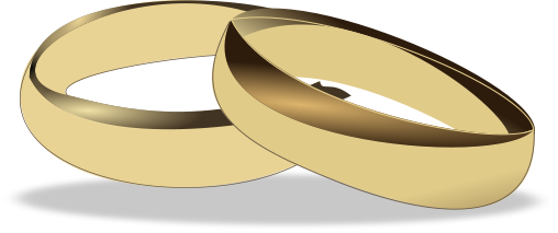 wedding ring pair