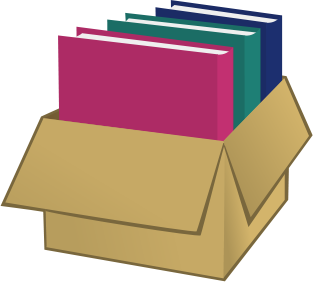 box with folders