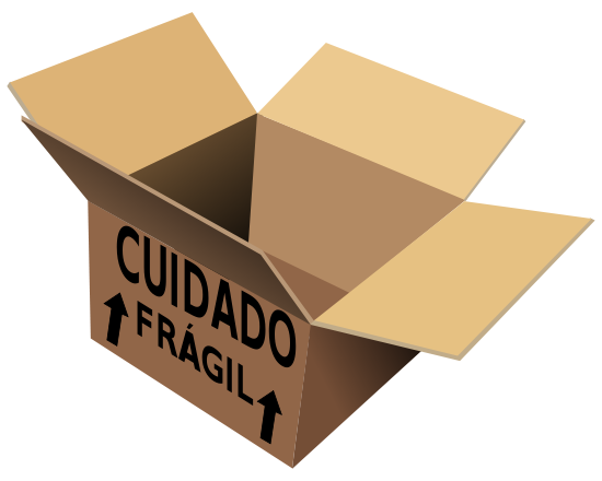 box fragile spanish