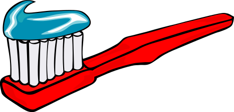 toothbrush red