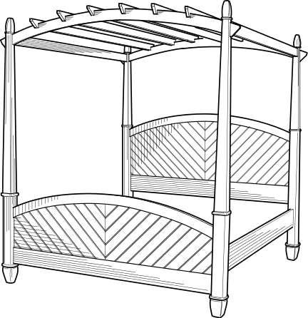 bed 4 post