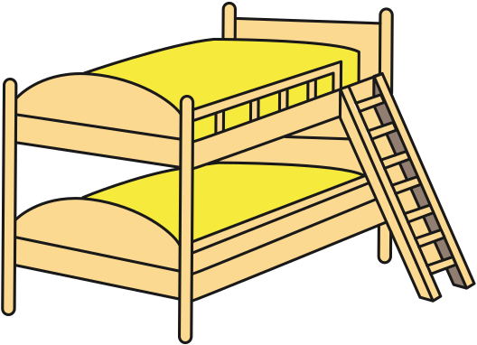 bunk beds w ladder