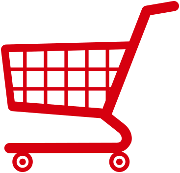 shopping cart red