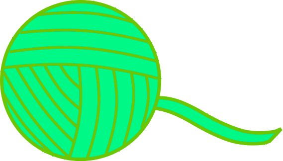 yarn ball green