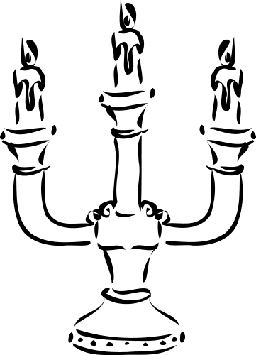 candelabra sketch