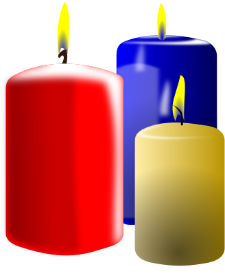 pillar candles three