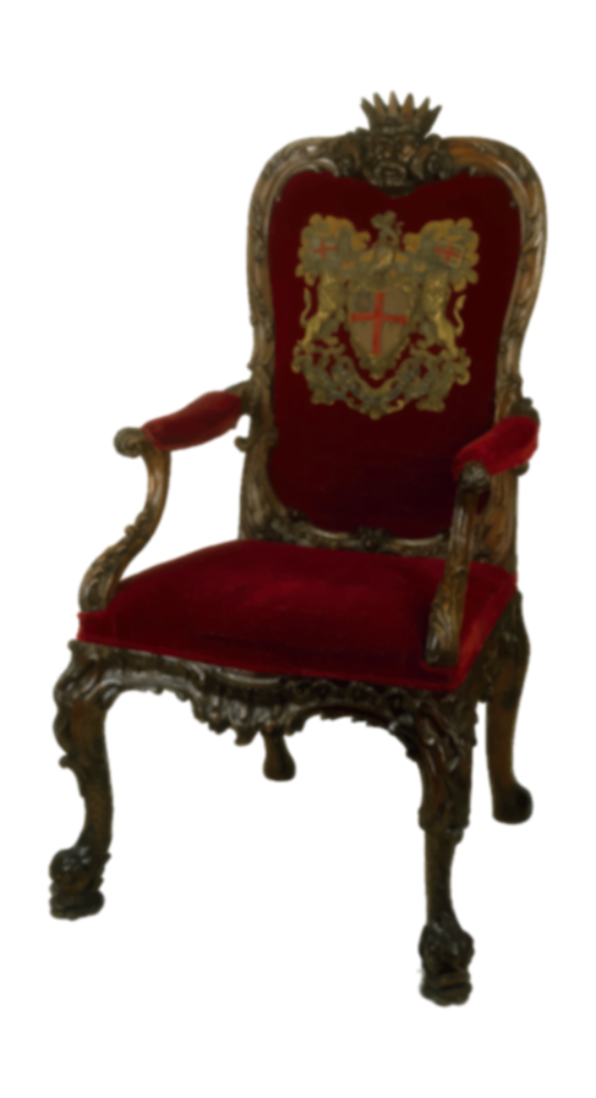 ornate royal chair