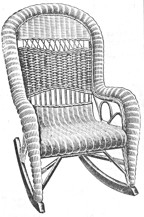 whicker chair