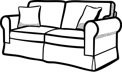 sofa lineart