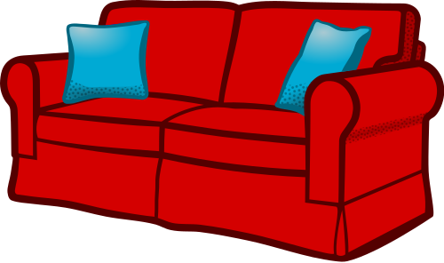 sofa red
