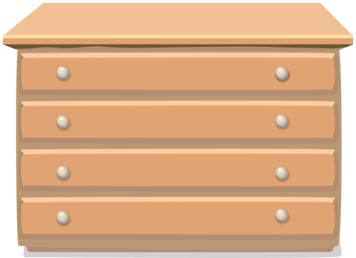chest of drawers tan