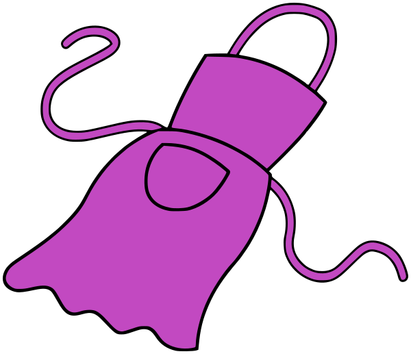 apron purple