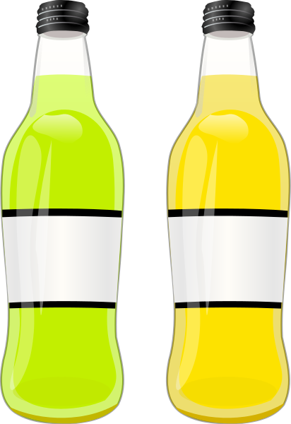 soft drink bottles