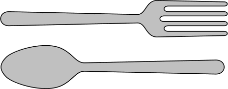 fork and spoon simple