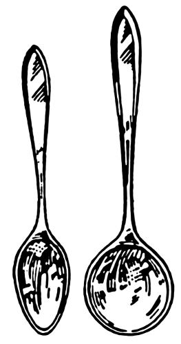 spoon and soup spoon