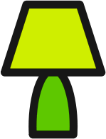 lamp icon green