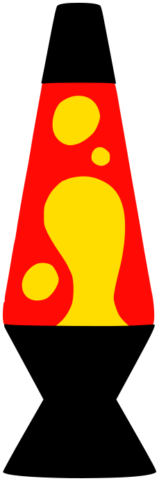 lava-lamp clip yellow