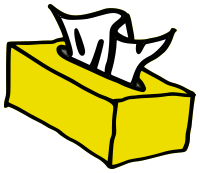 tissue box yellow