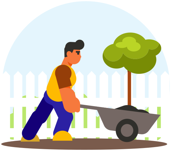 gardener-wheelbarrow