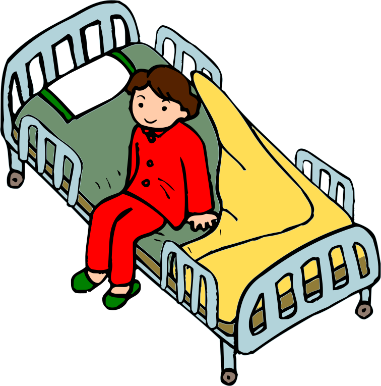 boy hospital bed