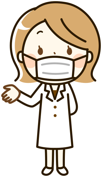 female doctor w mask