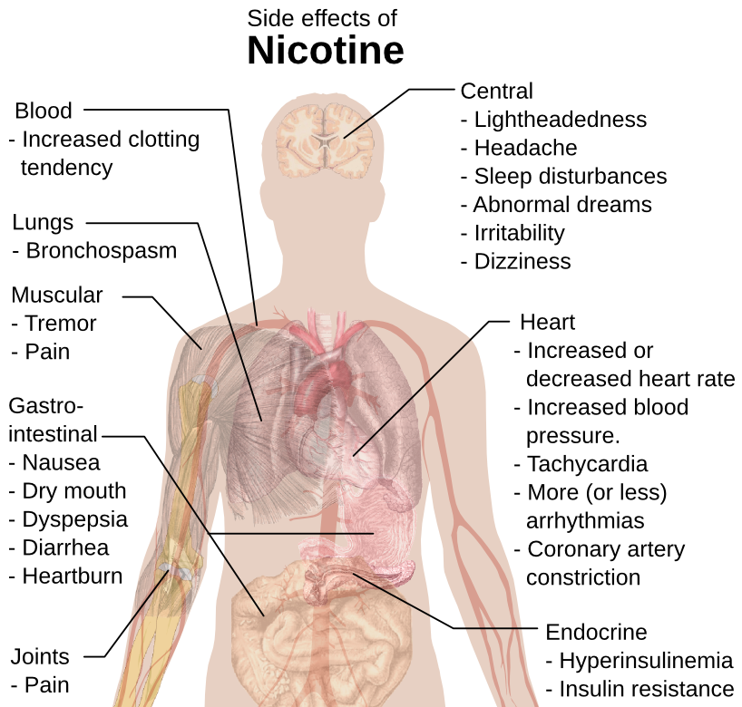 nicotine side effects