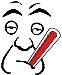 feeling ill thermometer