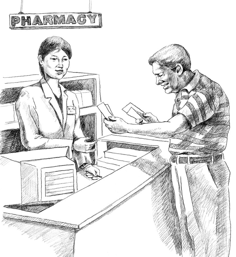 pharmacist customer
