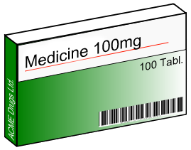 box of medicine