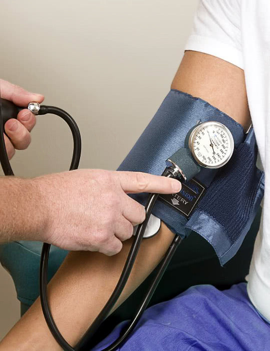 blood pressure examination