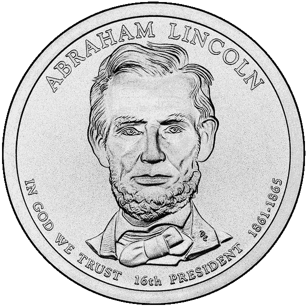 Abraham Lincoln dollar Coin